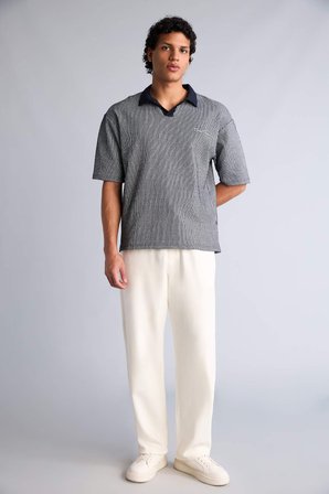 Yumuşak Dokulu Baggy Fit Jean Pantolon