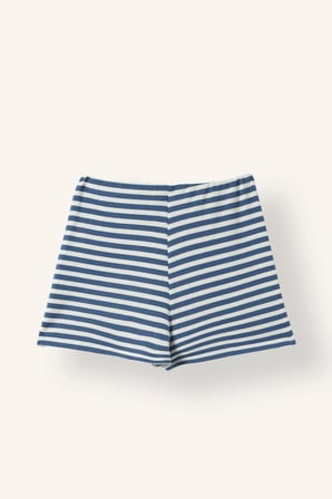 Çizgili Loose Fit Şort