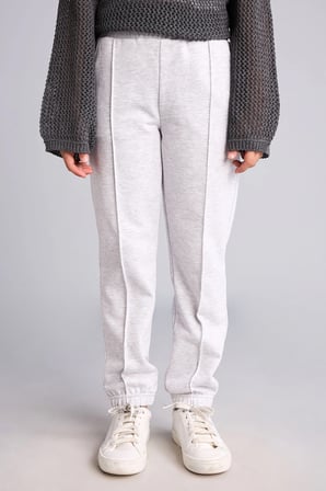 DeFacto Pamuklu Esnek Belli Jogger Fıt Eşofman Altı Kız Çocuk X9036A626AUGR400