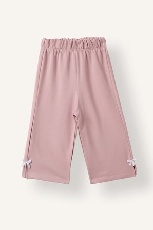 DeFacto %100 Pamuk Fiyonk Detaylı Baskılı Basic Sweatshirt Üst Geniş Kesim Alt 2'li Takım Kız Bebek I3660A526AUPR347