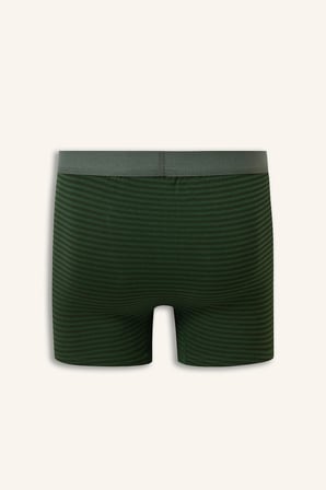 Regular Fıt Desenli Beli Lastikli 3'lü Boxer
