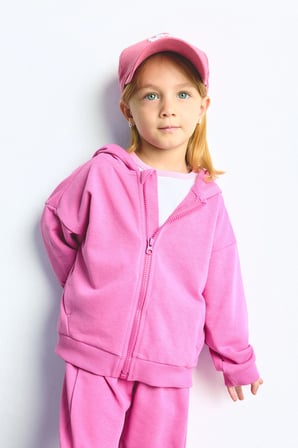 DeFacto Kapüşonlu Cepli Fermuarlı Sweatshirt Sweatshirt Hırka Kız Bebek I0589A526AUPN467