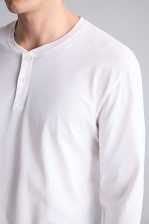 New Regular Fit Uzun Kollu Düğme Detaylı Üst Çizgili Alt 2'li Pijama Takımı