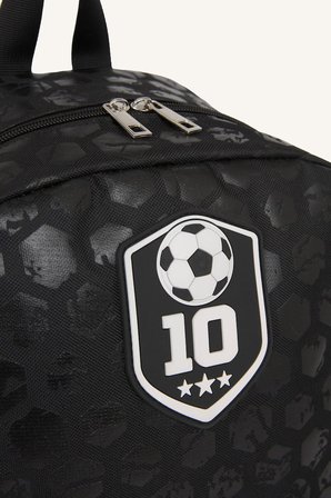 DeFacto Unisex Futbol Temalı Petek Dokulu Sırt Çantası H9252A8NSBE3
