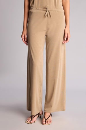 Wıde Leg Krep Pantolon