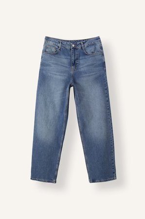 DeFacto Baggy Fit Düz Paça Yıkama Efektli Jean Pantolon I7295AX26AUNM28