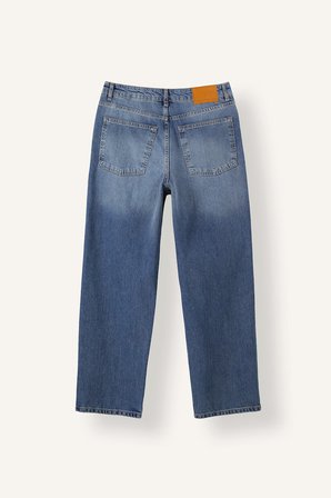 DeFacto Baggy Fit Düz Paça Yıkama Efektli Jean Pantolon I7295AX26AUNM28