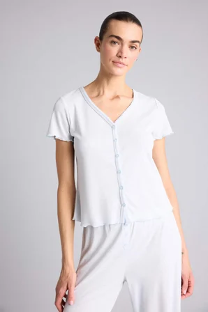 DeFacto Kısa Kollu Pijama Üstü G4623AX26SMER98