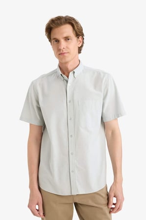 DeFacto REGULAR FIT %100 Pamuk Oxford Gömlek D7419AX26SPGN1255