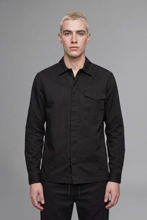 DeFacto %100 Pamuk Boxy Fit Uzun Kollu Gömlek F7124AX26AUBK81