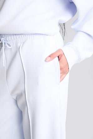Barrel Fıt Cepli Geniş Paça Uzun Sporcu Pantolon