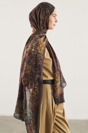 Fresh Scarfs X DeFacto Soft Botanic Viskon Şal I1756AX26SMBK27