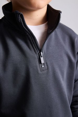 DeFacto Oversize Yarım Fermuarlı Dik Yaka Sweatshirt Erkek Çocuk H7132A826AUAR31