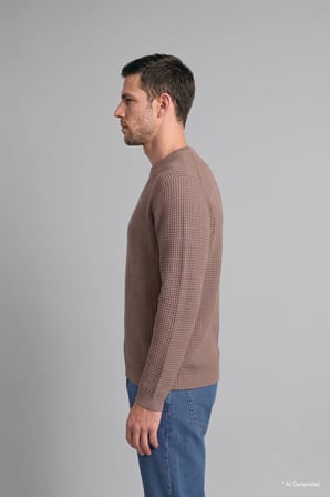 Relaxed Fit Bisiklet Yaka Basic Triko Kazak
