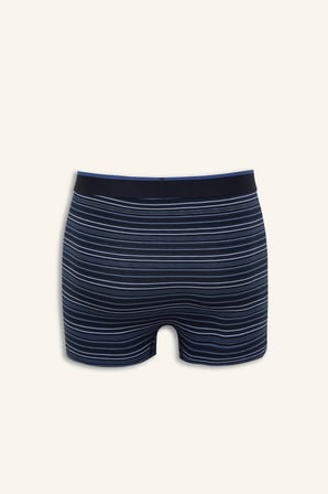 DeFacto Regular Fit Çizgili ve Düz 3'lü Boxer I4019AX26AUNV30