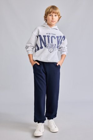 DeFacto Regular Fit Lastikli Paça 2'li Jogger Eşofman Altı Erkek Çocuk I0596A826AUBK81