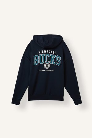 NBA Mılwaukee Bucks Oversıze Kapüşonlu Hırka