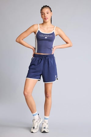 DeFacto NBA Wordmark Regular Fıt Sporcu Kısa Paça Skuba Dalgıç Kumaş Şort G9316AX26SMIN275
