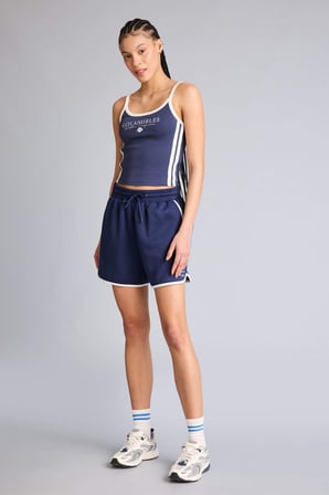 DeFacto NBA Wordmark Regular Fıt Sporcu Kısa Paça Skuba Dalgıç Kumaş Şort G9316AX26SMIN275