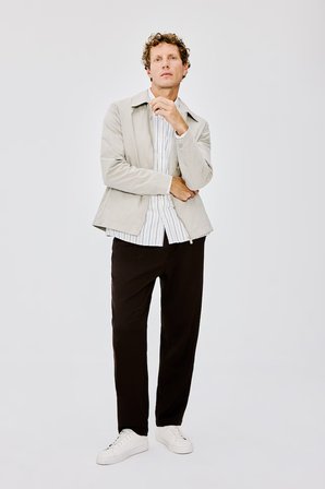 DeFacto Baggy Fit Elastik Bel Düz Paça Basic Pantolon H4949AX26AUBN337