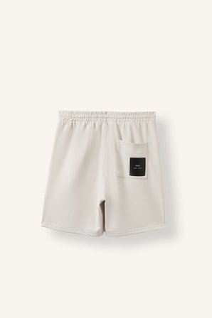 DeFacto Beli Lastikli Bağcıklı Baggy Fit Şort I3697AX26SMGR541