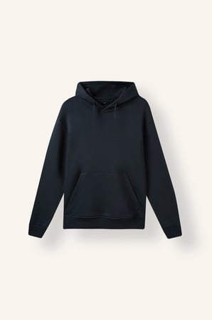 Regular Fit Kapüşonlu Kanguru Cepli İçi Yumuşak Tüylü Basic Sweatshirt