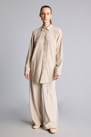 DeFacto Regular Fit Basic Uzun Kollu Tesettür Gömlek Tunik Z3538AZ26SPBG738