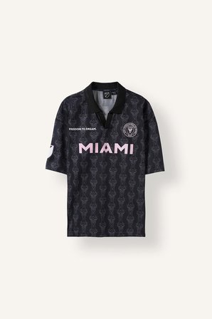DeFacto MLS Boxy Fit Desenli Polo Yaka Baskılı Kısa Kollu Tişört I3791AX26AUAR221