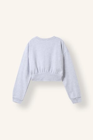 Fıtted Sweatshirt Kız Çocuk