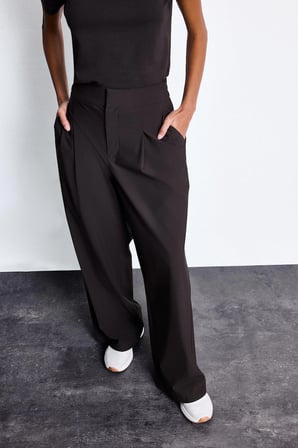 DeFacto Wıde Leg Cepli Geniş Paça Uzun Boy Sporcu Kahverengi Pantolon H1994AX26AUBN338