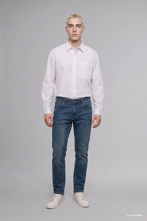Sergio Regular Fit Normal Bel Boru Paça Jean Pantolon