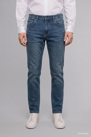 Sergio Regular Fit Normal Bel Boru Paça Jean Pantolon