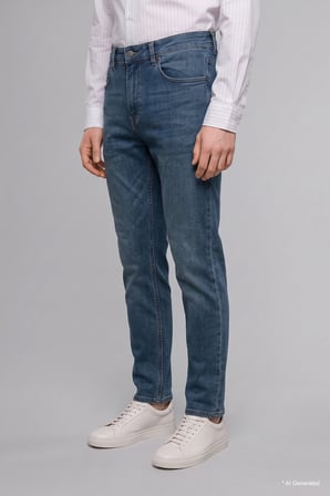 Sergio Regular Fit Normal Bel Boru Paça Jean Pantolon