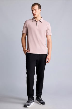 Standart Fıt Kısa Kollu Basic Polo Tişört