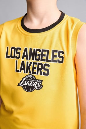 NBA Los Angeles Lakers Bisiklet Yaka Atlet Erkek Çocuk