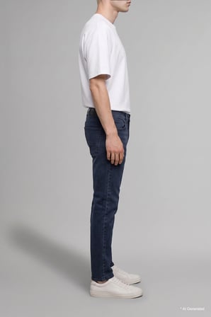 Sergio Regular Fit Normal Bel Boru Paça Jean Pantolon