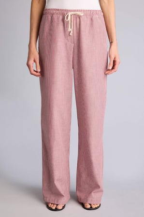 DeFacto Regular Fıt Yüksek Bel Geniş Paça Oxford Pantolon H8493AX26SMBR34