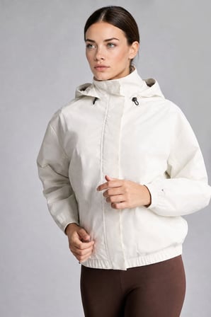 DeFacto Rüzgar Geçirmez Regular Fit Reglan Kollu Kapüşonlu Yağmurluk C4949AX26AUWT80