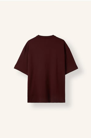 Kırışmaz Pamuklu Nefes Alabilen Oversize Tişört