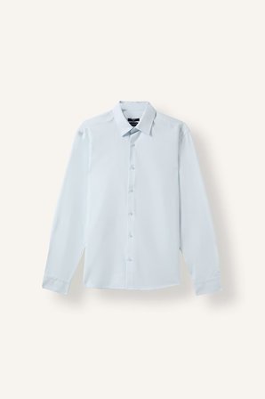Modern Fıt Polo Yaka Uzun Kollu Gömlek