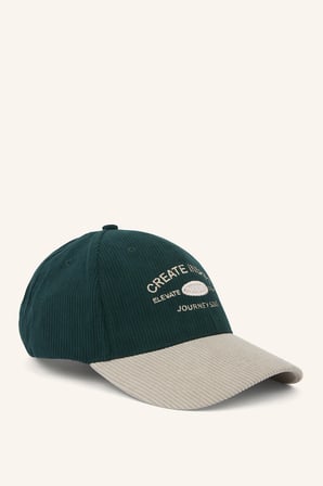 Erkek Fitilli Kadife Cap Şapka