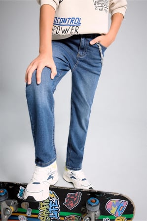DeFacto Straıght Fıt Düz Paça Jean Pantolon Erkek Çocuk F0455A826AUNM34