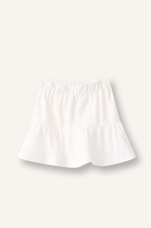 DeFacto Kırışık Dokulu Kumaş 2'li Ecru Takım Kız Bebek I0050A526HSER105