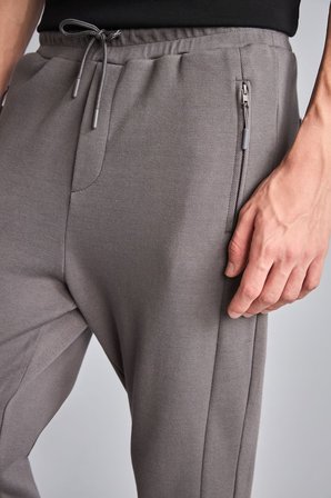 DeFacto Slim Fit Dar Kesim Fermuar Cepli Pike Eşofman Altı D5258AX26AUGR206