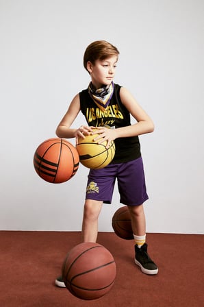 DeFacto NBA Los Angeles Lakers Regular Fıt Şort Erkek Çocuk H2918A826HSPR299