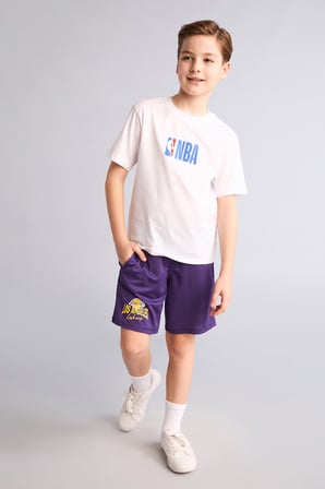 DeFacto NBA Los Angeles Lakers Regular Fıt Şort Erkek Çocuk H2918A826HSPR299