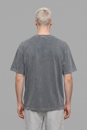 DeFacto %100 Pamuk Loose Fit Bisiklet Yaka Kısa Kollu Etiket Detaylı Yıkamalı Basic Tişört I5175AX26HSAR221