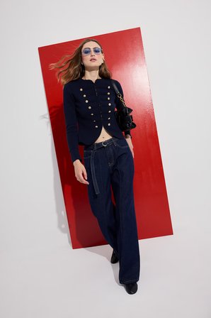 DeFacto Yüksek Bel 90's Wide Leg Jean Pantolon H6920AX26AUNM82
