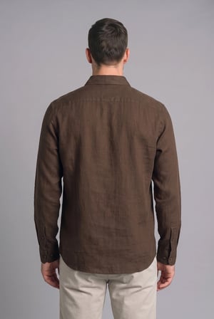 DeFacto %100 Keten Regular Fit Uzun Kollu Tek Cepli Gömlek I7992AX26SMBN192