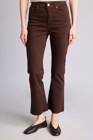 DeFacto Crop Flare Fıt Yüksek Bel Bilek Boy Jean Pantolon H8501AX26SPBN336